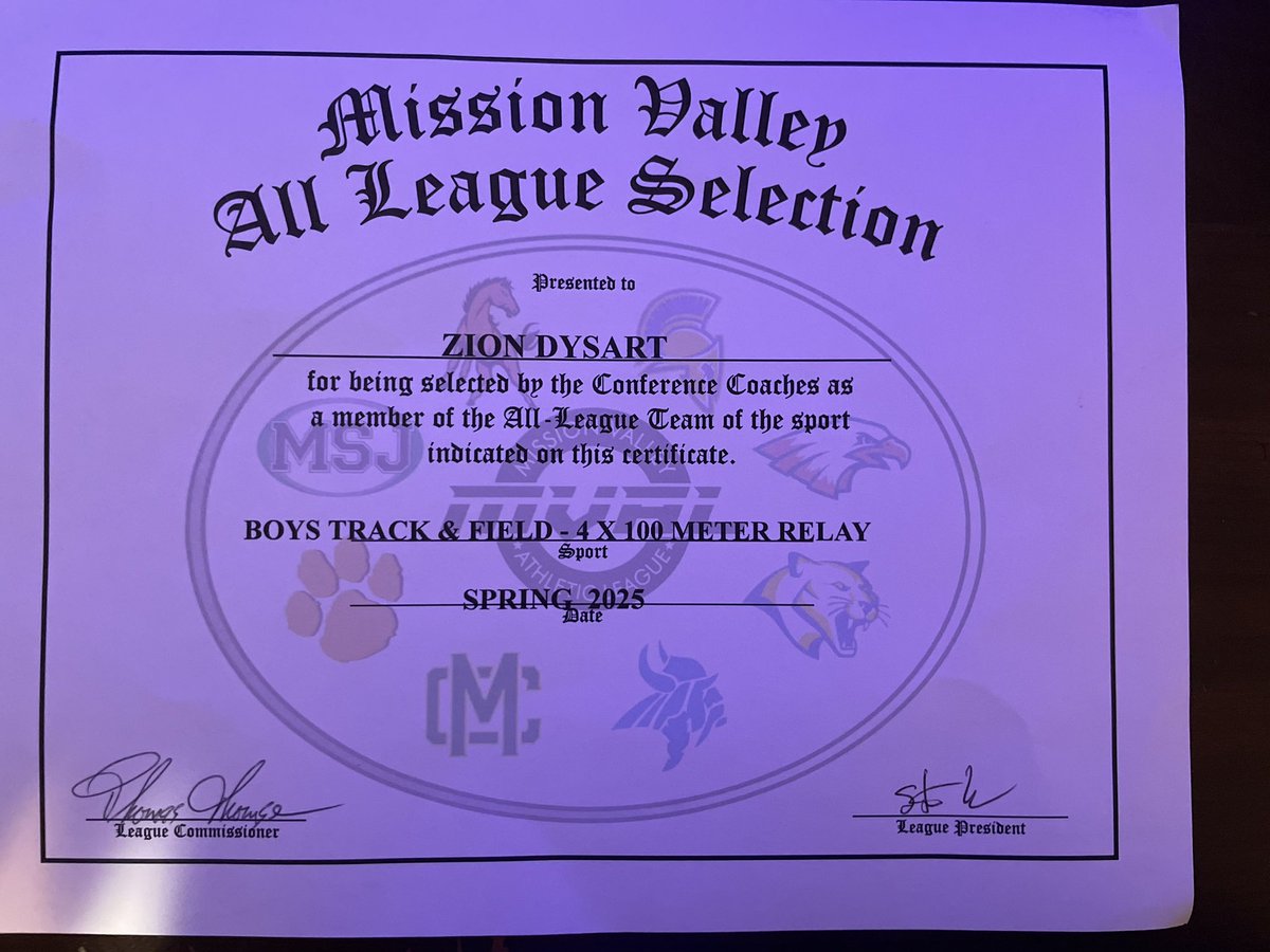Zion Dysart (@ziondysart) on Twitter photo I am thankful to receive All-League Honors in the Mission Valley Athletics League (MVAL) as a Freshman running on varsity. Thank you to all the coaches who invested in me this past season.
<a href="/dionisms/">Dion Evans | #ΩΨΦ</a> <a href="/MoreauFootball/">Moreau Catholic Football</a> <a href="/CoachDicko/">Donald Dicko White</a> <a href="/Coachkam1911/">Keith Minor</a> <a href="/CoachJohnDysart/">John Dysart</a> <a href="/CoachJesse49/">Coach Castro</a> I am thankful to receive All-League Honors in the Mission Valley Athletics League (MVAL) as a Freshman running on varsity. Thank you to all the coaches who invested in me this past season.
<a href="/dionisms/">Dion Evans | #ΩΨΦ</a> <a href="/MoreauFootball/">Moreau Catholic Football</a> <a href="/CoachDicko/">Donald Dicko White</a> <a href="/Coachkam1911/">Keith Minor</a> <a href="/CoachJohnDysart/">John Dysart</a> <a href="/CoachJesse49/">Coach Castro</a>
