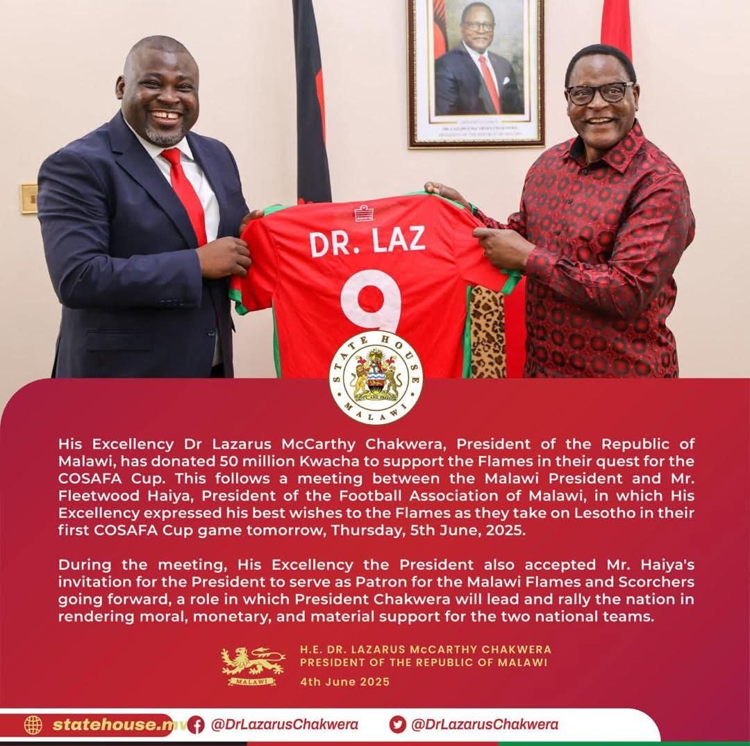 Malawi Government🇲🇼 (@malawigovt) on Twitter photo 