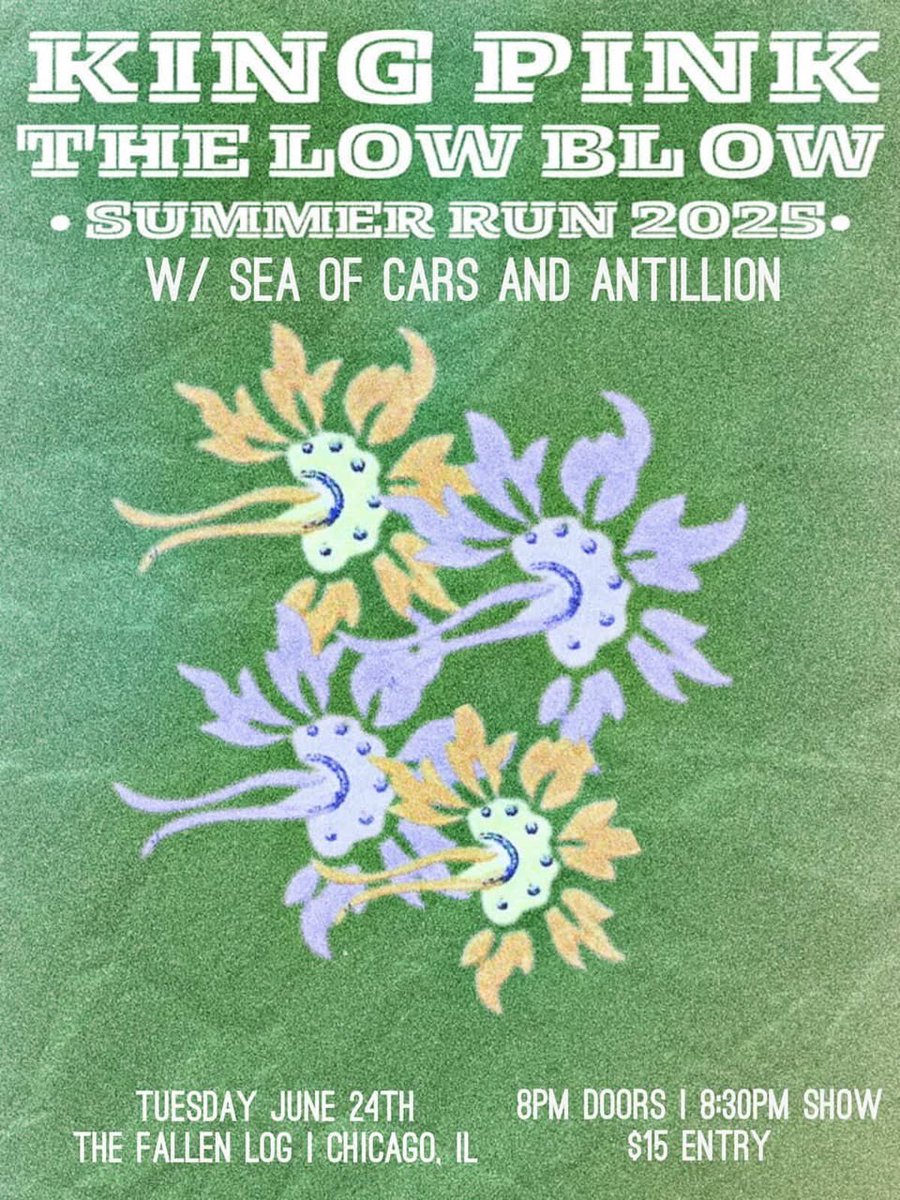 Sea Of Cars (ใฏใซใใฎใฆใ) ( (@seaofcarsil) on Twitter photo โ๏ธSURPRISEโ๏ธLate night announcement to say Iโm coming back at the end of the month to play with my homies in <a href="/Antillionband/">Antillion ๐๐ฏ</a> and mother FUCKING <a href="/kingpinkok/">King Pink (โPromisesโ EP OUT NOW)</a> & <a href="/thelowblowtn/">The Low Blow</a>. Canโt wait to play songs for yโall again. You donโt want to miss this one. โ๏ธSURPRISEโ๏ธLate night announcement to say Iโm coming back at the end of the month to play with my homies in <a href="/Antillionband/">Antillion ๐๐ฏ</a> and mother FUCKING <a href="/kingpinkok/">King Pink (โPromisesโ EP OUT NOW)</a> & <a href="/thelowblowtn/">The Low Blow</a>. Canโt wait to play songs for yโall again. You donโt want to miss this one.