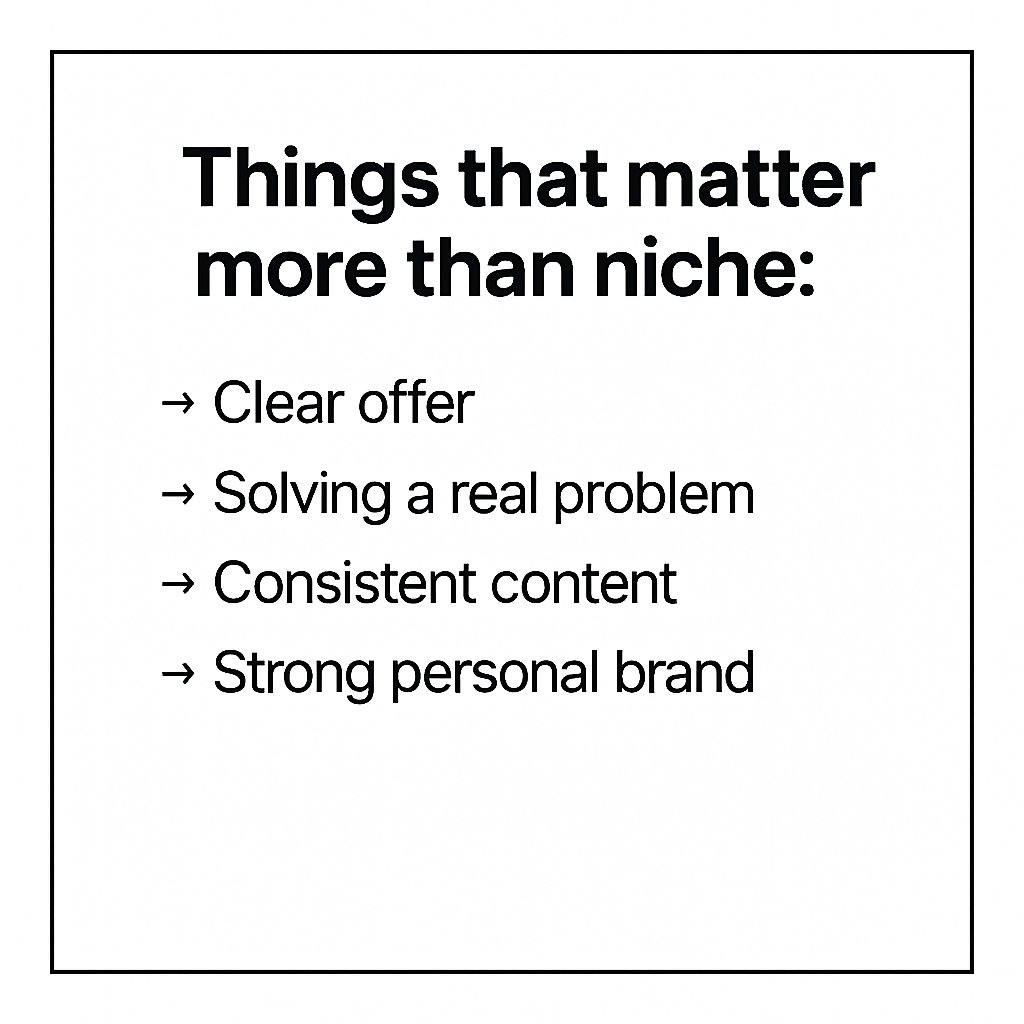 Too many people overthink niche this matters more 
#business #entrepreneur #motivation