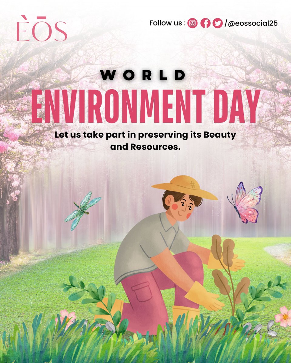 eossocial25's tweet photo. 🌱 World Environment Day 🌿
Let us take part in preserving its beauty and resources — not just today, but every day.
🌎 Because a greener planet is the greatest gift we can leave behind.

#WorldEnvironmentDay2025 #GoGreen #PlanetFirst #SustainableLiving #ProtectNature https://t.co/hioPbkp0rf