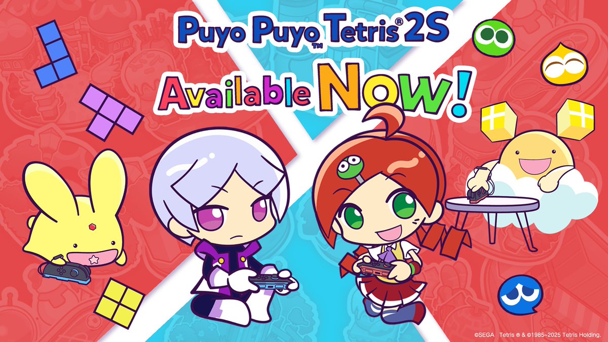 Puyo Puyo Tetris 2S has officially dropped on the Nintendo Switch 2! Get ready for a ton of new features and the chaotic new Puyo Tetris Doubles game mode!