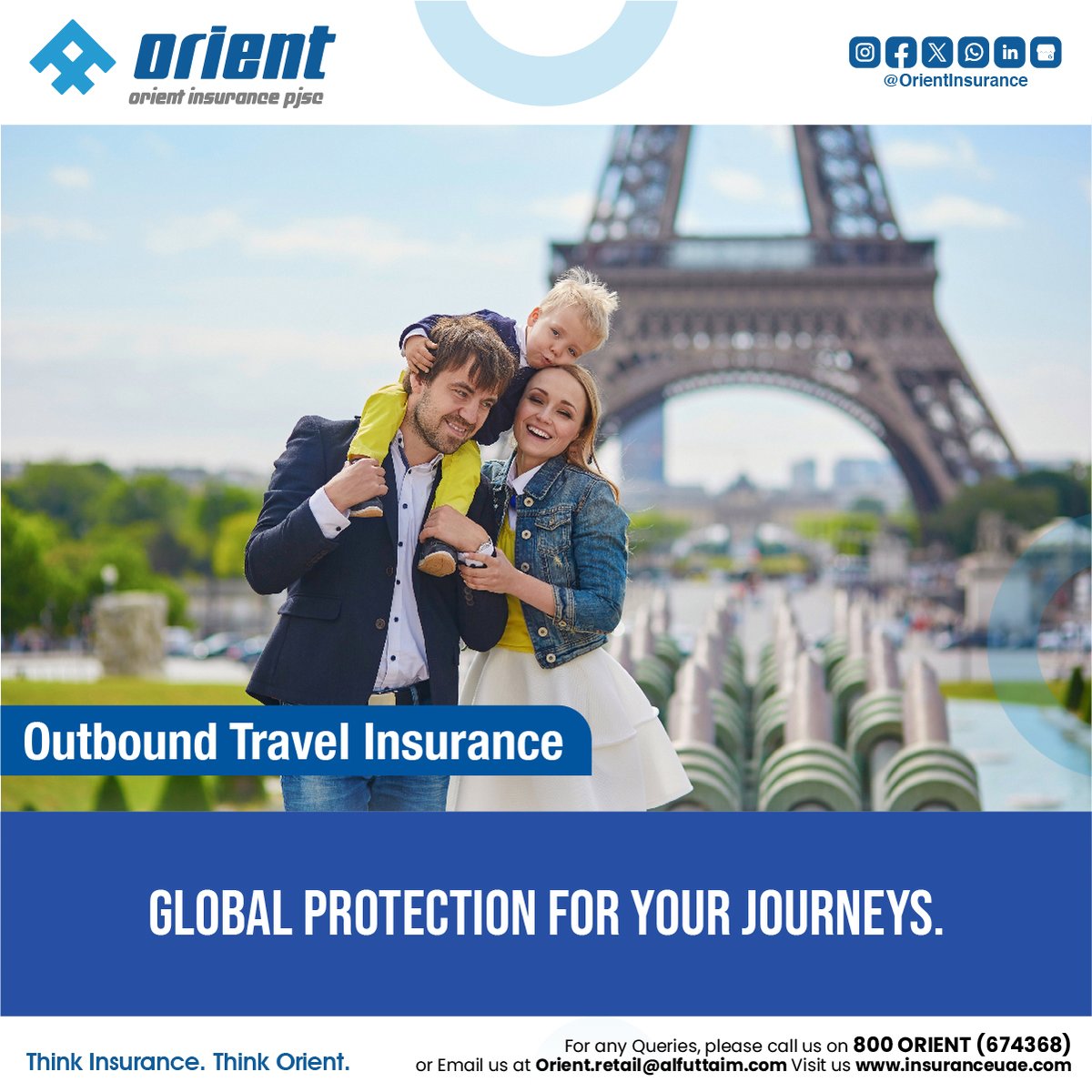 Orient Outbound #TravelInsurance covers medical emergencies (incl. COVID-19), flight cancellations and lost baggage. Single and multi-trip plans for UAE residents.
🔗 Buy Now :zurl.co/52wPQ
📞 800 Orient (674368)
📧 orient.retail@alfuttaim.com
#OrientInsurance  #UAE
