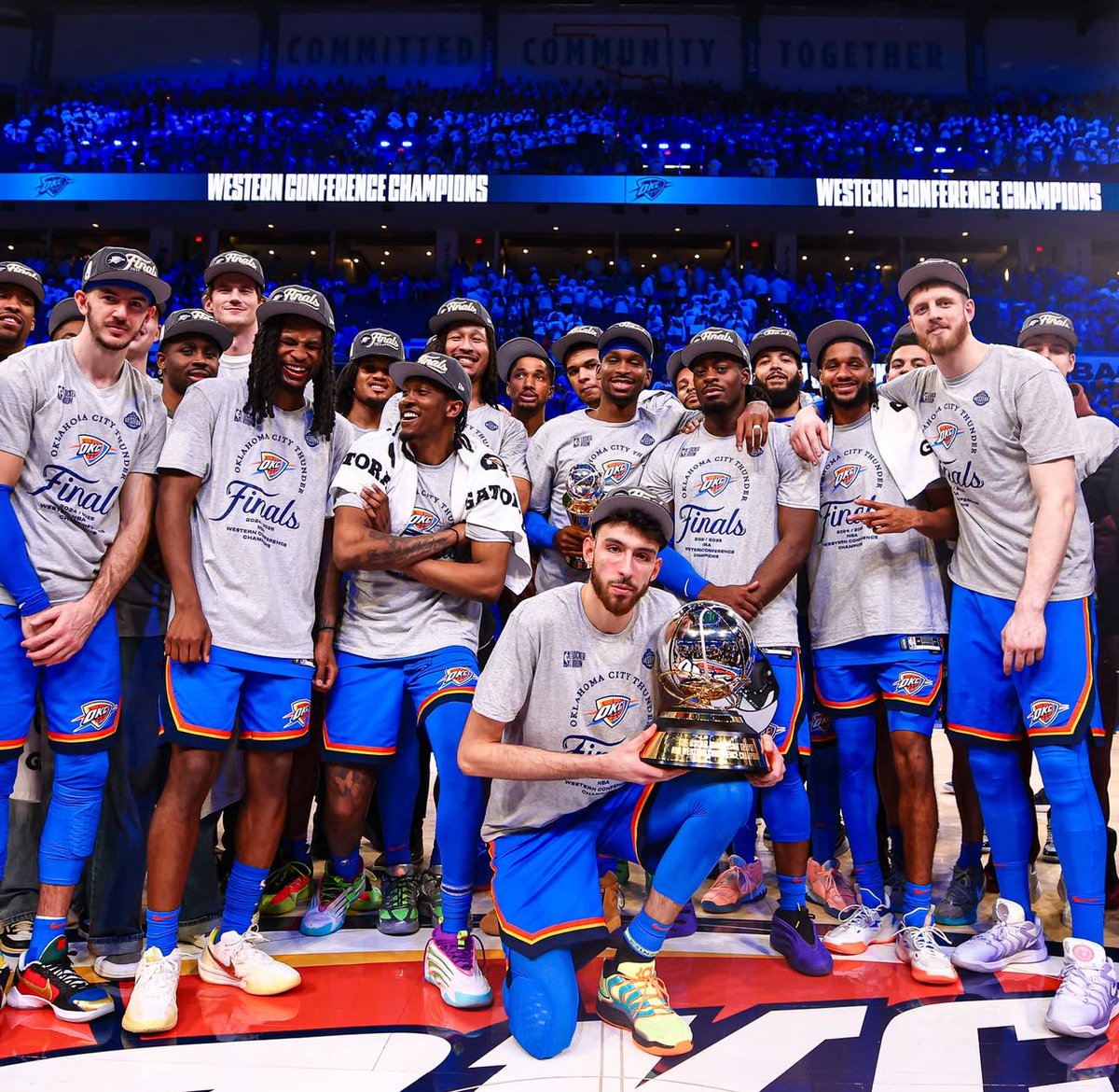 The Oklahoma City Thunder play NBA Finals basketball today