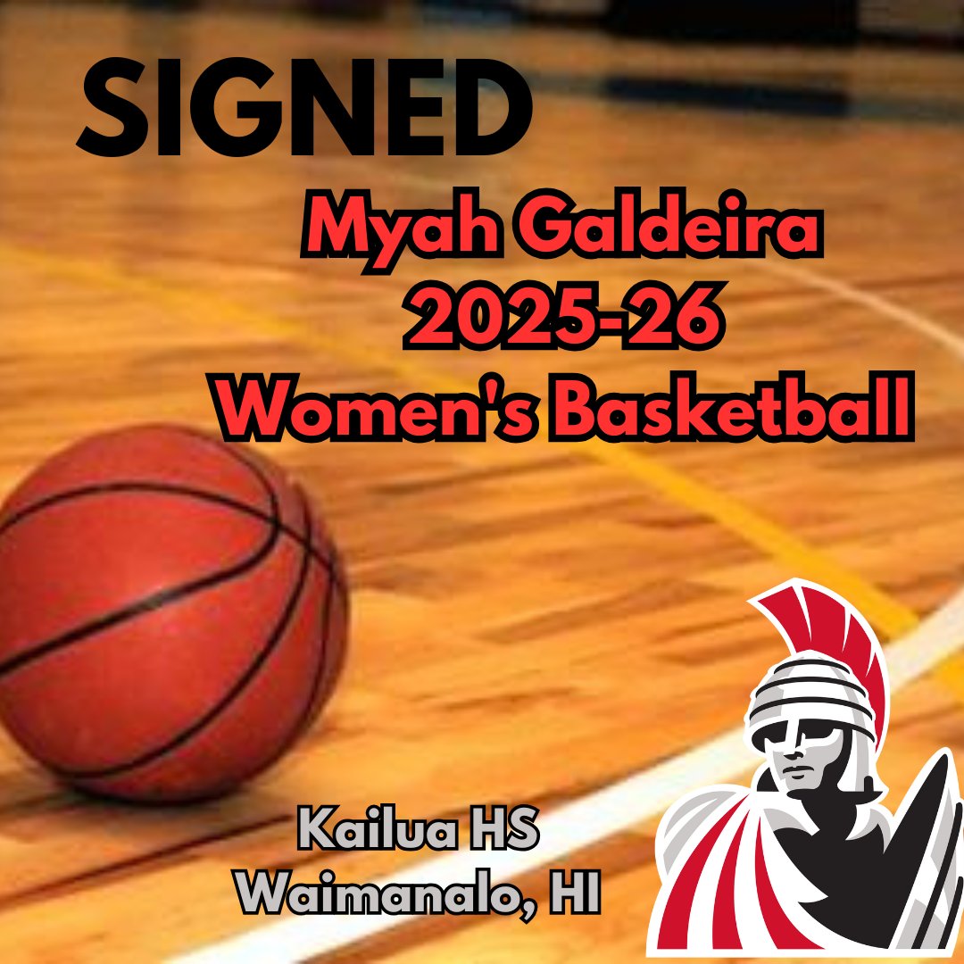 Trojan Athletics Welcomes 2025-26 Women’s Basketball LOI Signee ~ Myah Galdeira from Kailua High School in Hawaii to Everett CC, Trojan Basketball and #TrojanNation!
