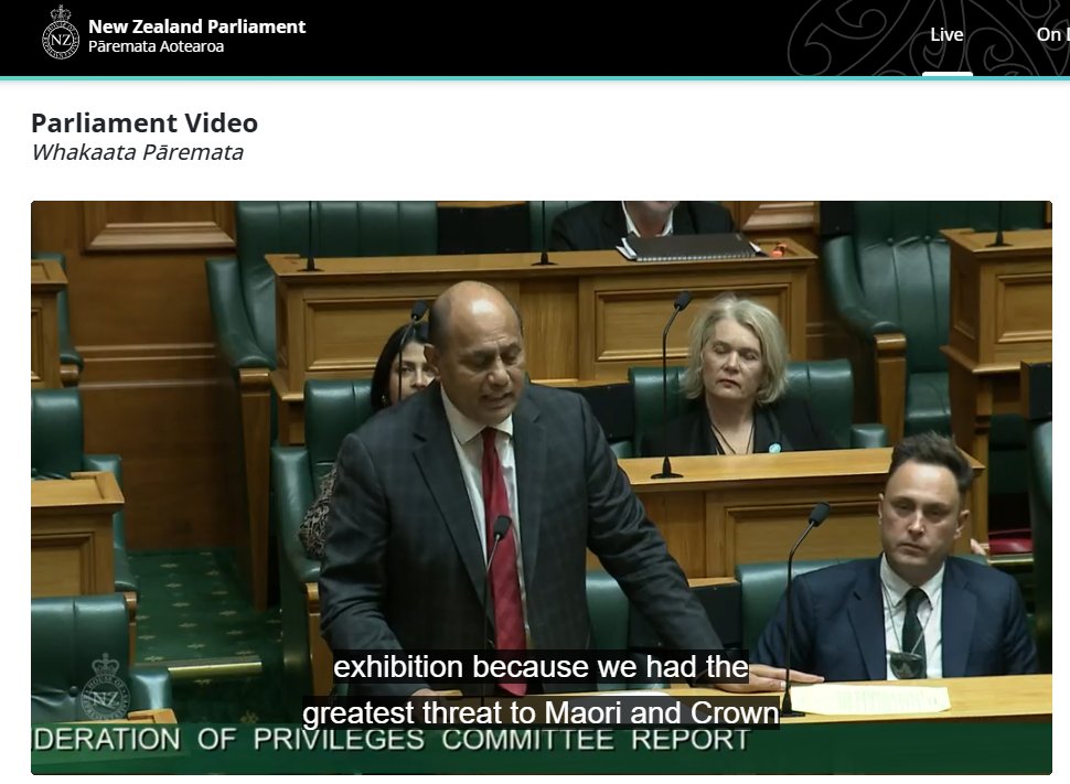 #TODAY 
MP Hon. Willie Jackson, "It was the greatest exhibition because we had the greatest threat to Maaori and Crown relations (in the Treaty Principles Bill) in my lifetime." #HakaSuspensionDebate
▶️Watch here:videos.parliament.nz