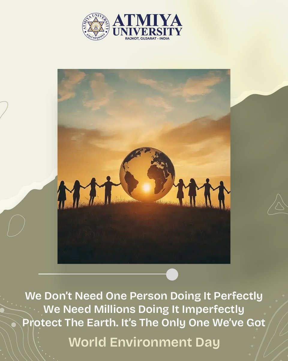 Atmiya University tweet media