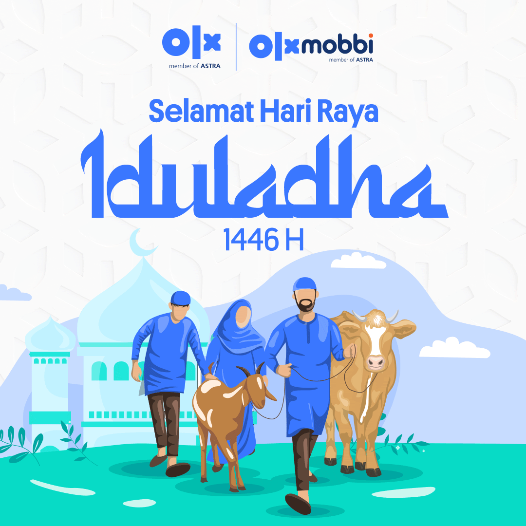 olxid_official's tweet photo. Mari rayakan Idul Adha dengan semangat berbagi dan berkurban. Semoga setiap kebaikan dan doa tulus kita menjadi berkah yang melimpah. Selamat Hari Raya Idul Adha! 🌙✨
#OLX #OLXID #OLXmobbi #IDULADHA2025 https://t.co/5SmB9DgFvV