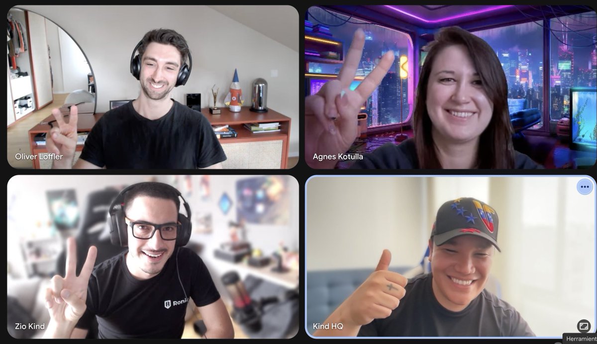 Welcome to <a href="/Ronin_Network/">Ronin</a>, <a href="/AngryDynomites/">Angry Dynomites Lab 🦖</a> ☄️🦖

Amazing hearing the Lore (very creative), plans, vision, and how they plan to build with the community.

At <a href="/Kind_HQ/">KIND</a> &amp; <a href="/KanstarWorld/">KANSTAR 💫</a>, we’re very bullish on what’s coming and excited to see everyone in the community connecting with