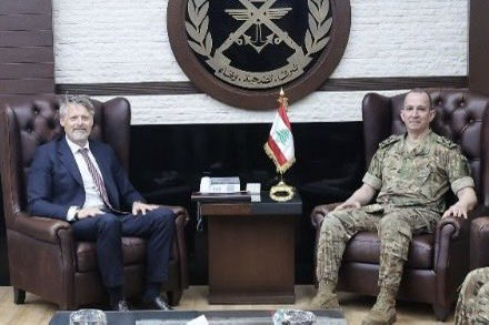 Kristoffer Vivike π©π°π±π§π―π΄ (@dkamblebanon) on Twitter photo Happy to discuss π©π° Denmarkβs support to the Lebanese Armed Forces with LAF Commander General Rodolph Haykal and to share plans for enhancing our support even further.
<a href="/LebarmyOfficial/">Ψ§ΩΨ¬ΩΨ΄ Ψ§ΩΩΨ¨ΩΨ§ΩΩ</a> Happy to discuss π©π° Denmarkβs support to the Lebanese Armed Forces with LAF Commander General Rodolph Haykal and to share plans for enhancing our support even further.
<a href="/LebarmyOfficial/">Ψ§ΩΨ¬ΩΨ΄ Ψ§ΩΩΨ¨ΩΨ§ΩΩ</a>