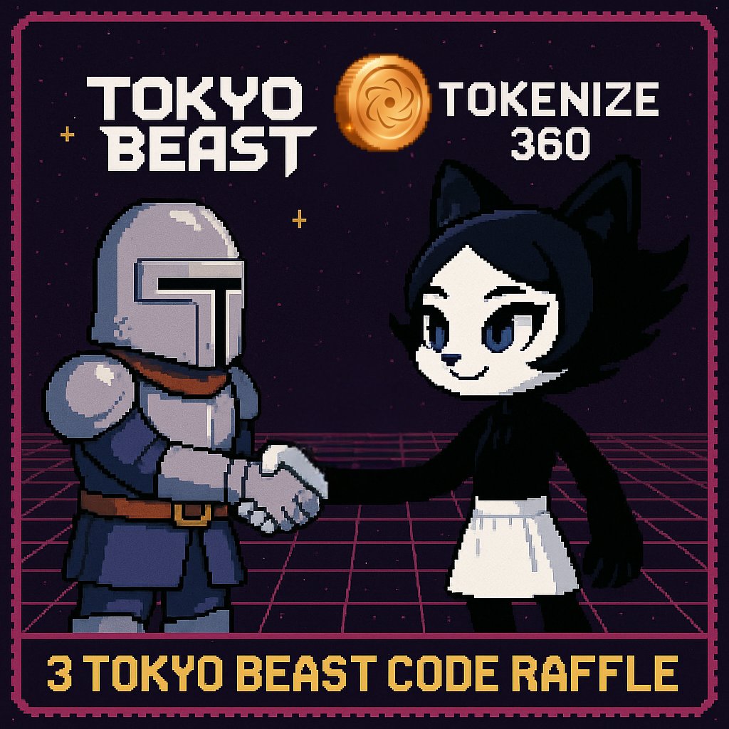 Tokenize 360 (@tokenize360) on Twitter photo 🚨TOKYO BEAST CODE RAFFLE🚨
This auto-battler gacha is on FIRE - players are cashing out $10, $70, even $200+! 💰🔥
We’ve got 3 codes here and 5 MORE in our Discord (bio link👇).
✅ Follow @tokenize360 & <a href="/TOKYOBEAST_EN/">TOKYO BEAST</a>
✅ Like, RT & Comment
⏰ Ends in 8h
Game on! 🚨TOKYO BEAST CODE RAFFLE🚨
This auto-battler gacha is on FIRE - players are cashing out $10, $70, even $200+! 💰🔥
We’ve got 3 codes here and 5 MORE in our Discord (bio link👇).
✅ Follow @tokenize360 & <a href="/TOKYOBEAST_EN/">TOKYO BEAST</a>
✅ Like, RT & Comment
⏰ Ends in 8h
Game on!