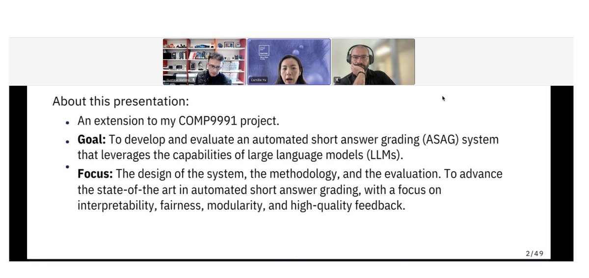 Rodrigo Rizzo (@rodrizzo_pain) on Twitter photo 🎉 First version of an #AI tool to assess students’ examinations has been presented today! Excited about its potential to support lectures from <a href="/UNSWMedicine/">UNSW Medicine & Health</a> and <a href="/UNSWCOMPUTING/">UNSW Computing</a> 🎉 First version of an #AI tool to assess students’ examinations has been presented today! Excited about its potential to support lectures from <a href="/UNSWMedicine/">UNSW Medicine & Health</a> and <a href="/UNSWCOMPUTING/">UNSW Computing</a>