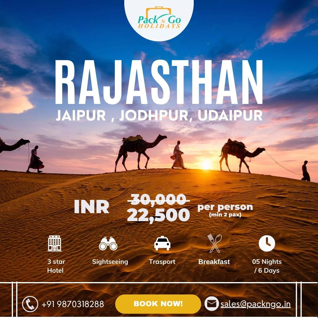 Book Now
Contact us @ 9870318288 or Whatsapp +917042519001

Stay Updated
WhatsApp Channel: whatsapp.com/channel/0029Va…

#Rajasthan #holiday #family #Trip #Rajasthanvacation
