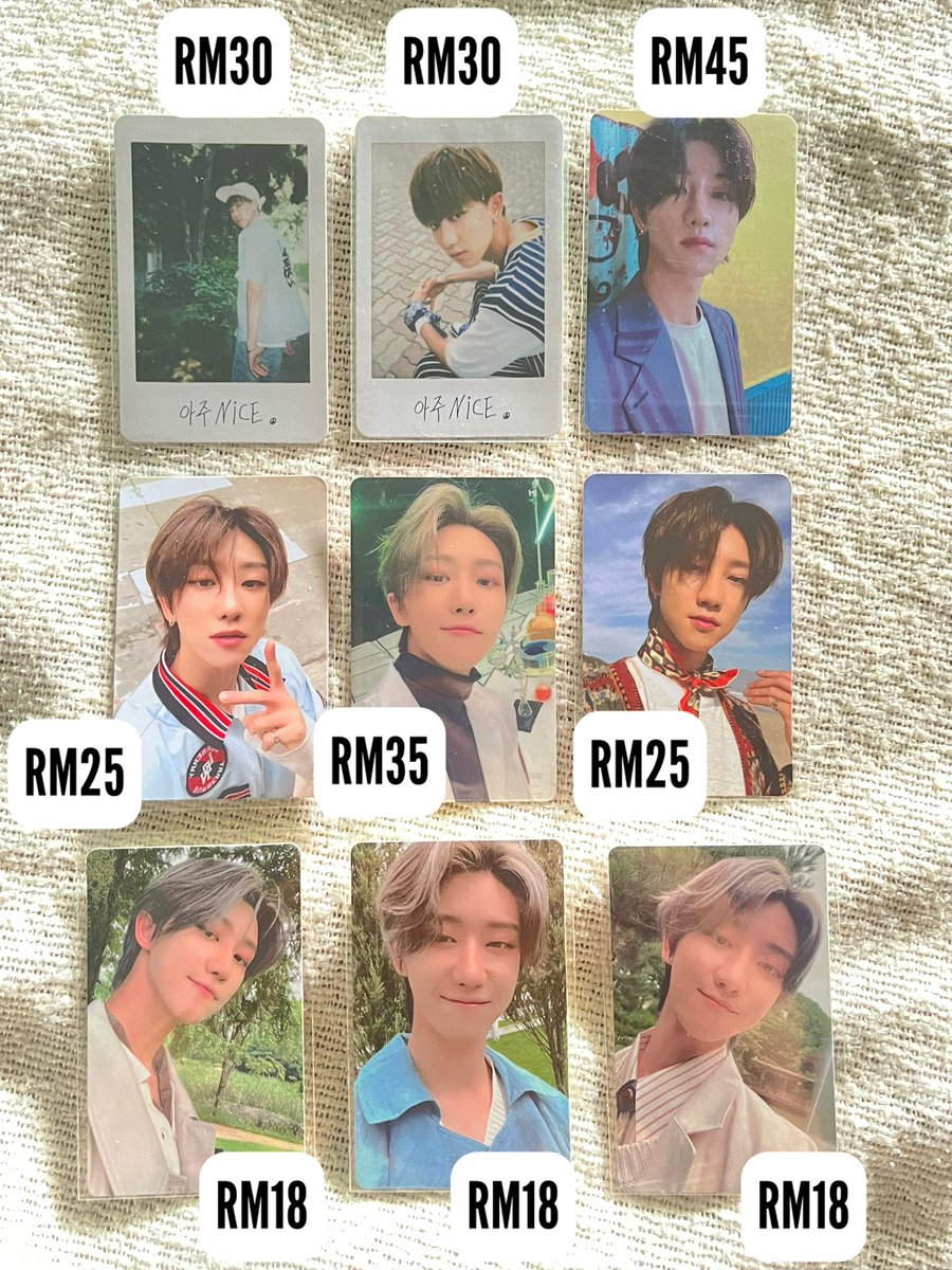 Haooooooo11's tweet photo. ✨ WTS T8 DN SK VN HS photocards ✨

1 pc (Pic A) must tie 1 pc (Pic B)

⚠️ Serious buyer only
⭐️ Pm if interested 

#pasarseventeen #pasarsvt #pasarseventeenmy #pasarsvtmy

Help rt  @SVTTRADINGMY @PasarSeventeen https://t.co/hU4Vy1aRGX