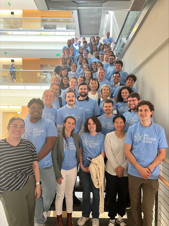 RNADiscovery's tweet image. Our second annual UNC RNA Discovery Center retreat was a huge success! We are proud to see UNC RNA Discovery Center members present their incredible work.
We had over 80 attendees and 23 posters showcasing the impactful studies.
We hope to see you all next year!
@ChadPecot