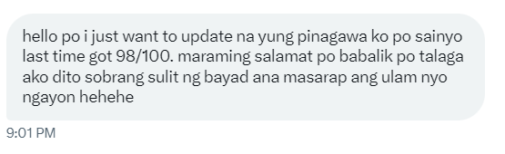 moonserve_acads's tweet photo. ANOTHER FEEDBACK📌

Slots are still open for rush/nonrush tasks.  DM!         

t. acad commission helper module lf pagawa research assignment homework writeups newswriting poem reflection paper business plan forecast BSA accounting oblicon ppt script write-up journalism creative https://t.co/ks9i7ZaijZ
