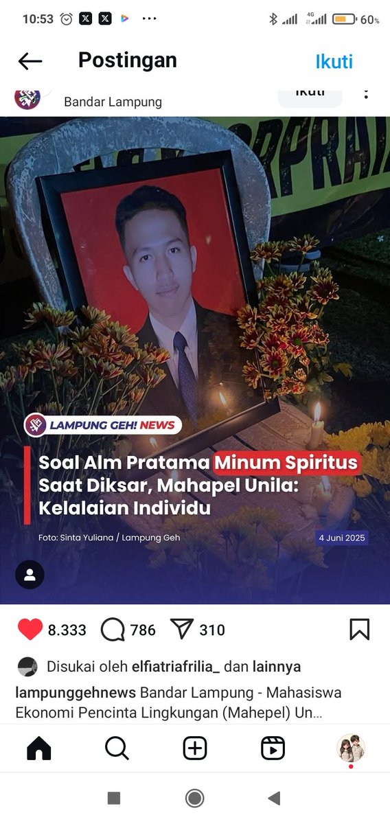 vintage_10's tweet photo. kira" siapa yg sediain spiritus di acara mahasiswa?? Kok bisa sih ada minuman gitu?? Maba dengan sadar bawa minuman gitu di acara resmi ???
Makin disanggah makin janggal :(
#justiceforpratama https://t.co/YsmJs0lf7c