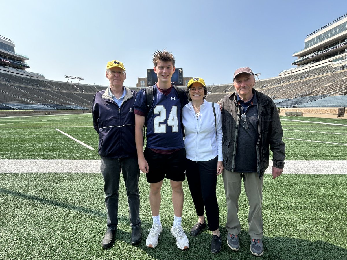 Roman Hanlon (@romanhanlon) on Twitter photo Had a great time at the Notre Dame specialist camp this past weekend! I am blessed to have this opportunity to learn and compete. Thank you to <a href="/CoachBiagi/">Coach Marty Biagi</a>, all the coaches and alumni for making this camp such an amazing experience!
<a href="/CoachVG_0427/">Victor A. Gamboa</a> <a href="/mercerislandfb/">MercerIslandFootball</a> Had a great time at the Notre Dame specialist camp this past weekend! I am blessed to have this opportunity to learn and compete. Thank you to <a href="/CoachBiagi/">Coach Marty Biagi</a>, all the coaches and alumni for making this camp such an amazing experience!
<a href="/CoachVG_0427/">Victor A. Gamboa</a> <a href="/mercerislandfb/">MercerIslandFootball</a>