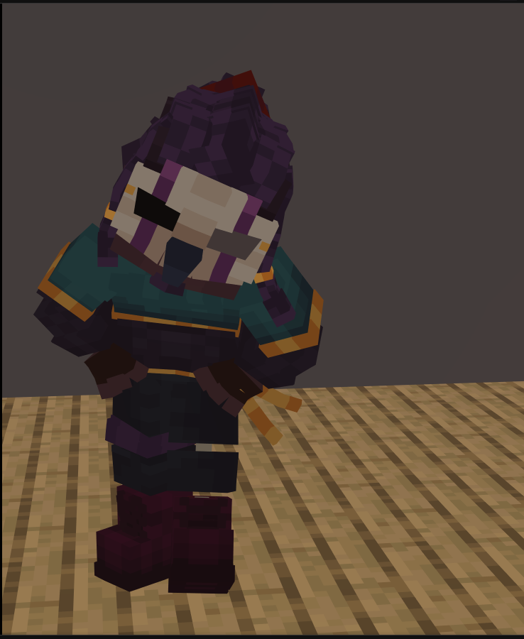 03Aaron_'s tweet image. finally made a updated human model