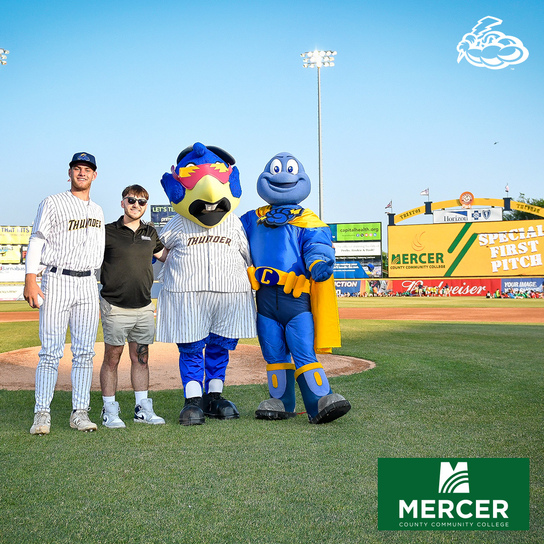 Trenton Thunder⚡ (@trentonthunder) on Twitter photo Representing <a href="/MercerCollege/">Mercer County Community College</a> tonight was MCCC Lacrosse Coach Matt Davies! Representing <a href="/MercerCollege/">Mercer County Community College</a> tonight was MCCC Lacrosse Coach Matt Davies!