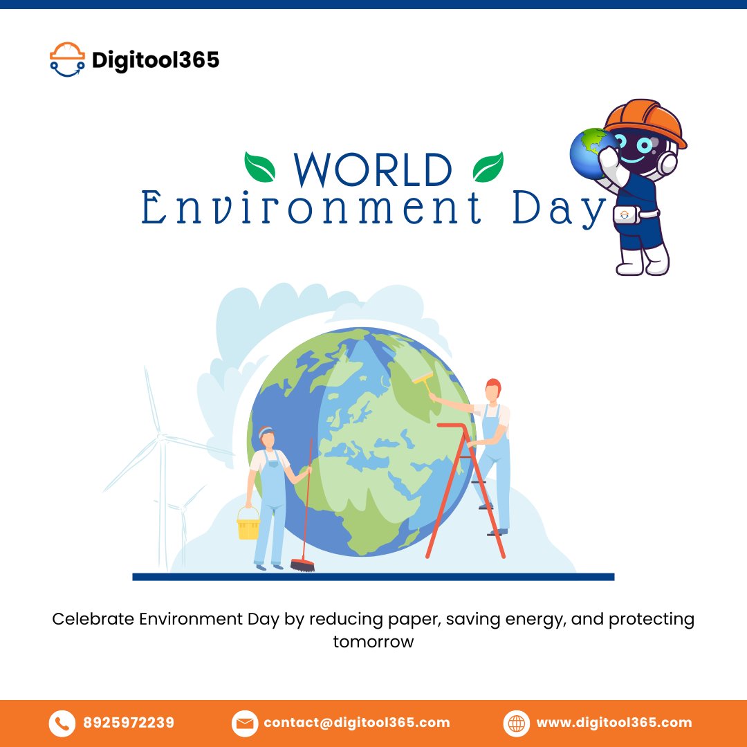 aim2c_official's tweet image. 🌍 Happy World Environment Day from Digitool365! 🌿
At Digitool365, we help businesses streamline operations through smart digital tools—reducing paperwork, saving time, and supporting a more sustainable future
Wishing you a Happy Environment Day
#Digitool365 #WorldEnvironmentDay
