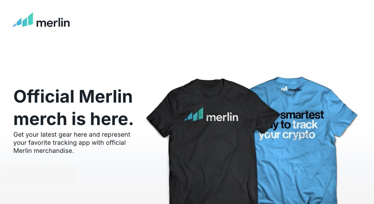 Merlin (@getmerlincrypto) on Twitter photo Rep your favorite #crypto tracking and exit strategy app in style. 😎
🔥 Tees, hats, hoodies, and more. If you're buff like <a href="/Coachjv_/">Coach, JV</a>, <a href="/AbsGMCrypto/">Good Morning Crypto</a> and <a href="/johnnykrypto00/">Johnny Krypto (Good Morning Crypto Co-Host)</a> — grab your tank top before they vanish. 💪
🛍️ Get geared up: merch.merlincrypto.com
#MerlinCrypto #Web3 Rep your favorite #crypto tracking and exit strategy app in style. 😎
🔥 Tees, hats, hoodies, and more. If you're buff like <a href="/Coachjv_/">Coach, JV</a>, <a href="/AbsGMCrypto/">Good Morning Crypto</a> and <a href="/johnnykrypto00/">Johnny Krypto (Good Morning Crypto Co-Host)</a> — grab your tank top before they vanish. 💪
🛍️ Get geared up: merch.merlincrypto.com
#MerlinCrypto #Web3