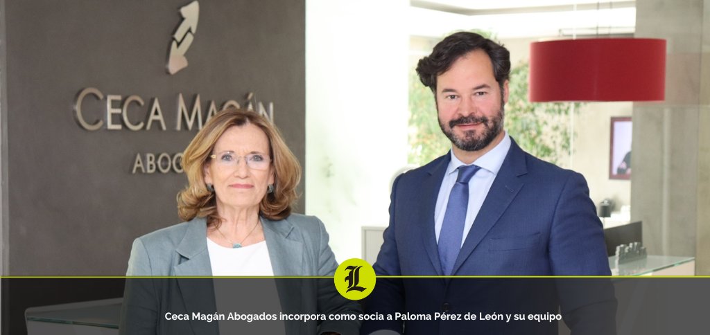 Líder Legal (@liderlegal) on Twitter photo #fichajes <a href="/CECAMAGAN/">@CECAMAGAN</a> anunció la incorporación de Paloma Pérez de León y su equipo como parte de su estrategia de crecimiento y consolidación en el área de Derecho Mercantil y Corporativo en la oficina de Madrid.
liderlegal.com/ceca-magan-abo… #fichajes <a href="/CECAMAGAN/">@CECAMAGAN</a> anunció la incorporación de Paloma Pérez de León y su equipo como parte de su estrategia de crecimiento y consolidación en el área de Derecho Mercantil y Corporativo en la oficina de Madrid.
liderlegal.com/ceca-magan-abo…