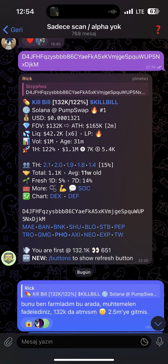 Dün şöyle bir alpha paylaşmıştım, geçen ki hack zararımı çıkarttırdı bana sağolsun. 
Bu alphayı <a href="/FeeCorporation/">Fee Corp</a> tg’de paylasmıstım. Farm stratejileri ve doğru exit yerleri için de @MetturkDAO’ya bekliyoruz.