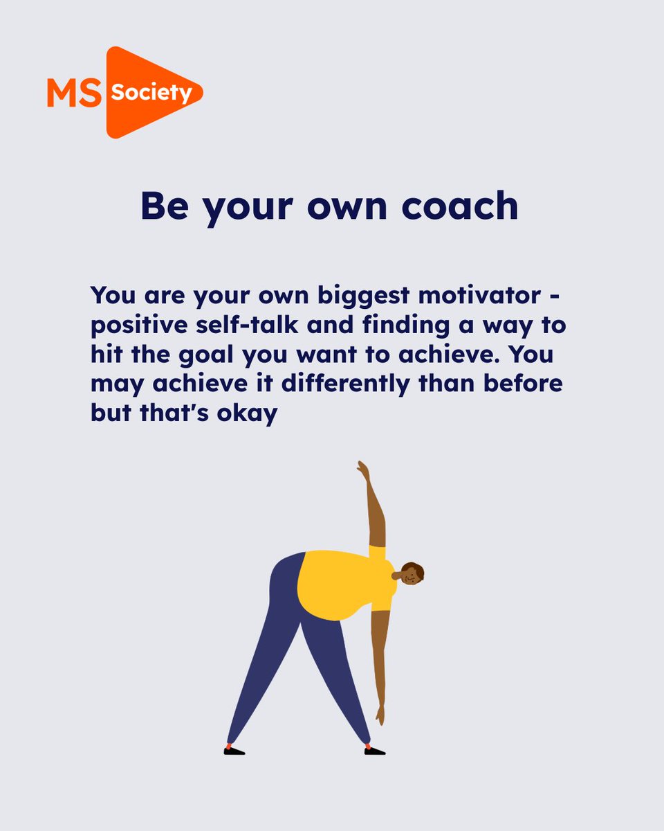 Say hello to Rebbecca 👋  She lives with relapsing MS and uses dance, yoga and a balanced diet to help with MS symptoms.

She tells us how she managed to get back into exercising after a relapse. And shares her tips for staying motivated!

Read more: mssoc.uk/4jDT0ov