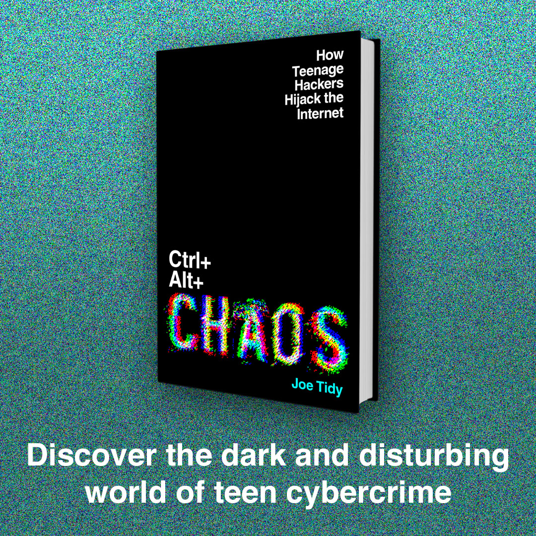 Elliott & Thompson (@eandtbooks) on Twitter photo Happy publication day to <a href="/joetidy/">Joe Tidy BBC News</a>! 🍾
From the BBC’s cyber correspondent and foremost voice on cybercrime comes the insider exposé of the global rise of teen hackers: Ctrl+ Alt+ Chaos.
👾 Out Now! shorturl.at/TyPQU
#NonFiction #Technology #Hack #Hacker #Hackers Happy publication day to <a href="/joetidy/">Joe Tidy BBC News</a>! 🍾
From the BBC’s cyber correspondent and foremost voice on cybercrime comes the insider exposé of the global rise of teen hackers: Ctrl+ Alt+ Chaos.
👾 Out Now! shorturl.at/TyPQU
#NonFiction #Technology #Hack #Hacker #Hackers