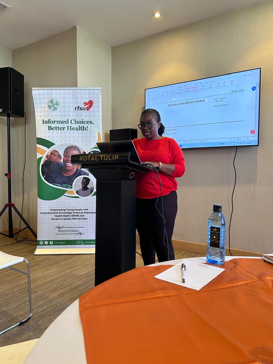 UPRKenya's tweet photo. Yesterday, the SRHR UPR Thematic Group convened to analyze Kenya’s National Report, the SRHR CSOs Stakeholder Report, and the Draft UPR Working Group Report.

💬 Key focus: tracking progress, identifying gaps, and spotlighting SRHR priorities in the UPR process. #HumanRights https://t.co/xNPTkuJLJg