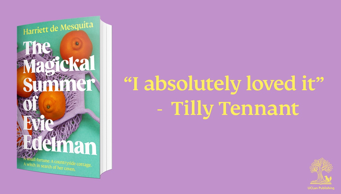 Happy Publication Day, Harriett!

The Magickal Summer of Evie Edelman is OUT NOW.

People at the Synagogue say she is weird. 
A psychiatrist says she has Asperger’s. 
But Evie knows she is a witch.

Order your copy: bit.ly/4dyx9fV