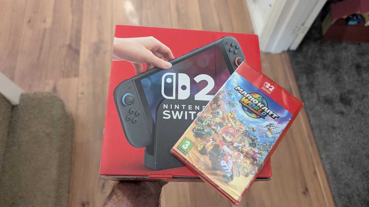 Hey, I just got my Switch 2 let's unbox and play it together LIVE twitch.tv/SLOPESGAMEROOM #switch2