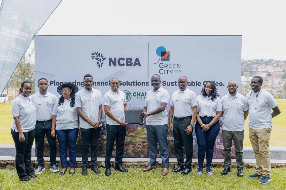 The New Times (Rwanda) (@newtimesrwanda) on Twitter photo ENVIRONMENT DAY: <a href="/NCBABankRw/">NCBA Rwanda</a>, Green City Kigali seal landmark partnership to advance sustainable urban living
READ: buff.ly/YuihZTX ENVIRONMENT DAY: <a href="/NCBABankRw/">NCBA Rwanda</a>, Green City Kigali seal landmark partnership to advance sustainable urban living
READ: buff.ly/YuihZTX