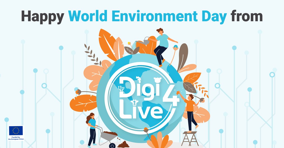 🌍 Celebrating #WorldEnvironmentDay with #Digi4Live: Driving sustainable EU livestock farming through data, tech &amp; collaboration.

Learn more: digi4live.eu

#HorizonEurope #SustainableFarming