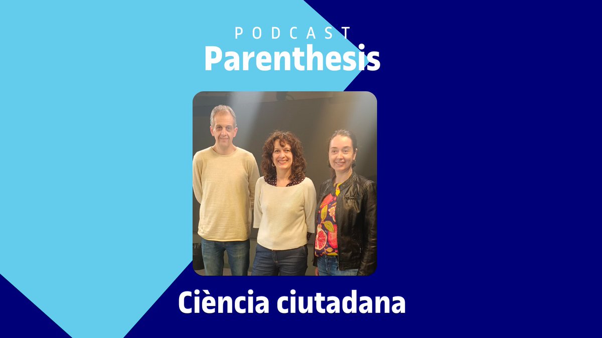 UOC Estudis InfoCom (@uocinfocom) on Twitter photo 🎙️Què és la ciència ciutadana? Quin paper té a les universitats catalanes?
👥No us perdeu el nou episodi de #Parenthesis amb <a href="/IsaBonhoure/">Isabelle Bonhoure</a>, <a href="/telrvf/">Rafael Vidal</a> i <a href="/CandelaOlle/">Candela Ollé Castellà</a>.
🎧Escolteu-lo aquí: bit.ly/4js52AZ 🎙️Què és la ciència ciutadana? Quin paper té a les universitats catalanes?
👥No us perdeu el nou episodi de #Parenthesis amb <a href="/IsaBonhoure/">Isabelle Bonhoure</a>, <a href="/telrvf/">Rafael Vidal</a> i <a href="/CandelaOlle/">Candela Ollé Castellà</a>.
🎧Escolteu-lo aquí: bit.ly/4js52AZ