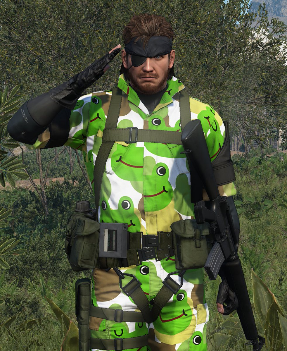 A custom camo i made for MGO2/SaveMGO, but of course i also needed to test this in V.

Kero, kero...