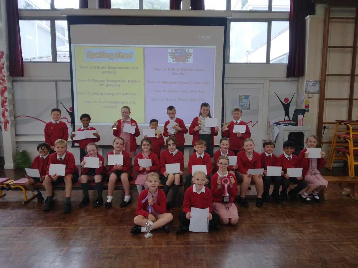 Congratulations to everyone we celebrated in our Celebration Assembly this morning!