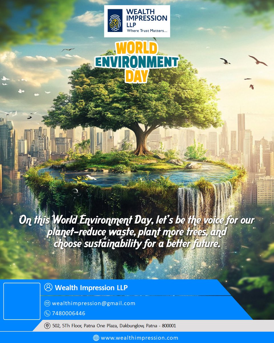 wiPatna's tweet photo. Nature doesn’t need us—we need nature. #WorldEnvironmentDay #SaveEarth #GoGreen To receive your copy of FREE eBook on Financial Freedom https://t.co/can9uSbHym https://t.co/4Ry02oCAQ7