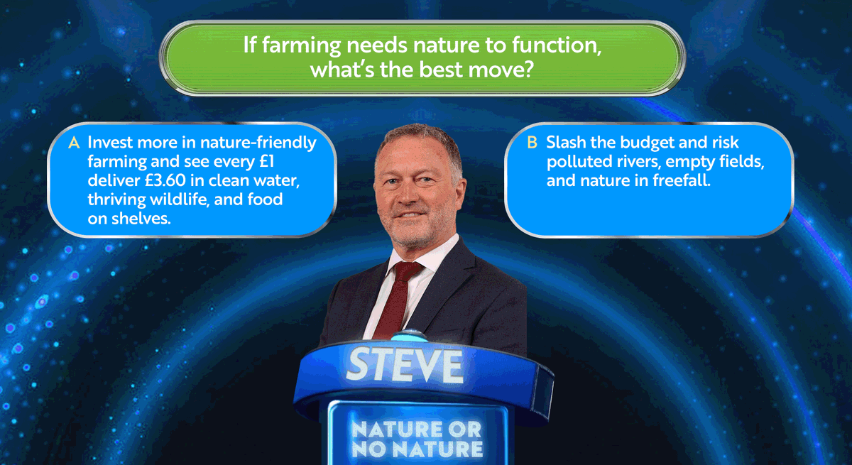 RSPB (@natures_voice) on Twitter photo It’s Nature or No Nature!
<a href="/SteveReedMP/">Steve Reed MP</a>, we cheered when you said:
“Without nature thriving, there can be no long-term food security.”
We couldn’t agree more…so with that in mind… It’s Nature or No Nature!
<a href="/SteveReedMP/">Steve Reed MP</a>, we cheered when you said:
“Without nature thriving, there can be no long-term food security.”
We couldn’t agree more…so with that in mind…