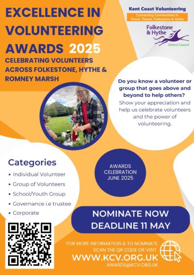 More heroes to celebrate during #volunteersweek at we head to Hawkinge for an incredibly special evening! Excellence in Volunteering Awards...here we come with Folkestone and Hythe District Council