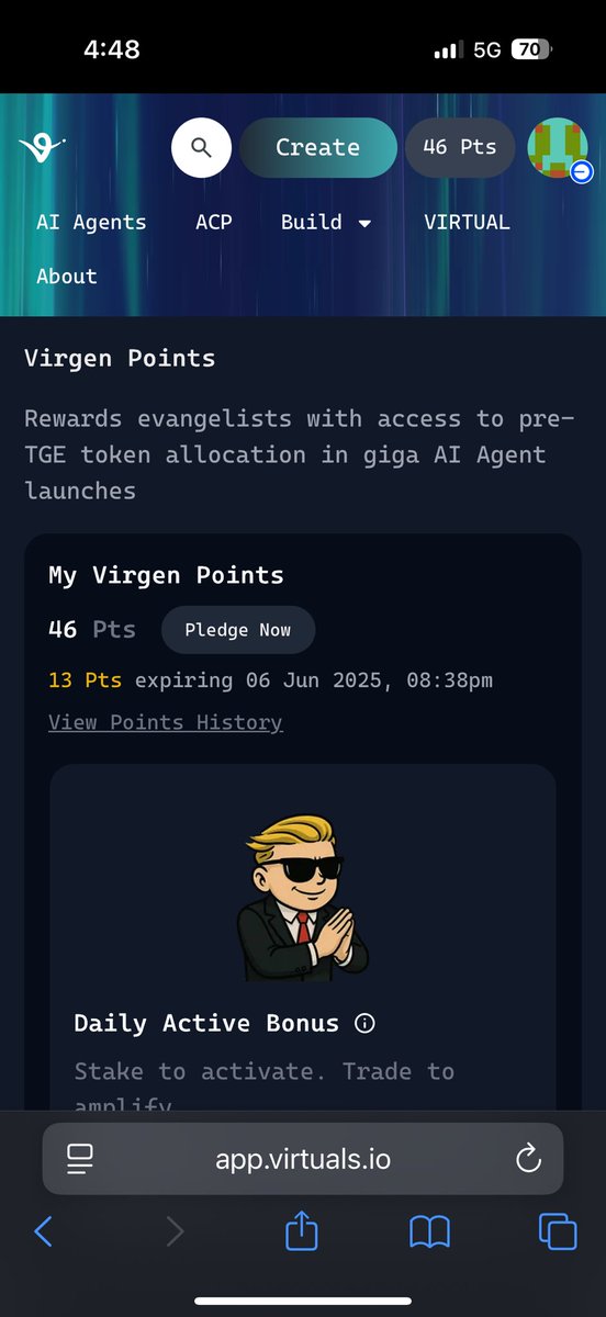 번거로워서 안했는데 저도 야핑 뚫어봐야겠습니다... ㅠㅠ
이노무 게으름... 맞팔 드릴께요!!!

쥐꼬리 만한 스테이킹 걸어서 좀 들어오는거 같은데... ㅠㅠ 나도 열심히 해야겠네요!!

무조건 맞팔 가겠습니다!!

<a href="/virtuals_io/">Virtuals Protocol</a> <a href="/KaitoAI/">Kaito AI 🌊</a>