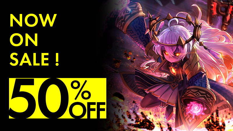 ／
📢50% OFF SALE IN PROGRESS✨
＼

A 50% OFF SALE is being held for "#AncientWeaponHoly" on Steam/Nintendo Switch👿

The exhilarating feeling of dropping a strong enemy into a pit🕳️ and defeating them in one hit...👊

Please come and experience it for yourself‼️

■Store URL