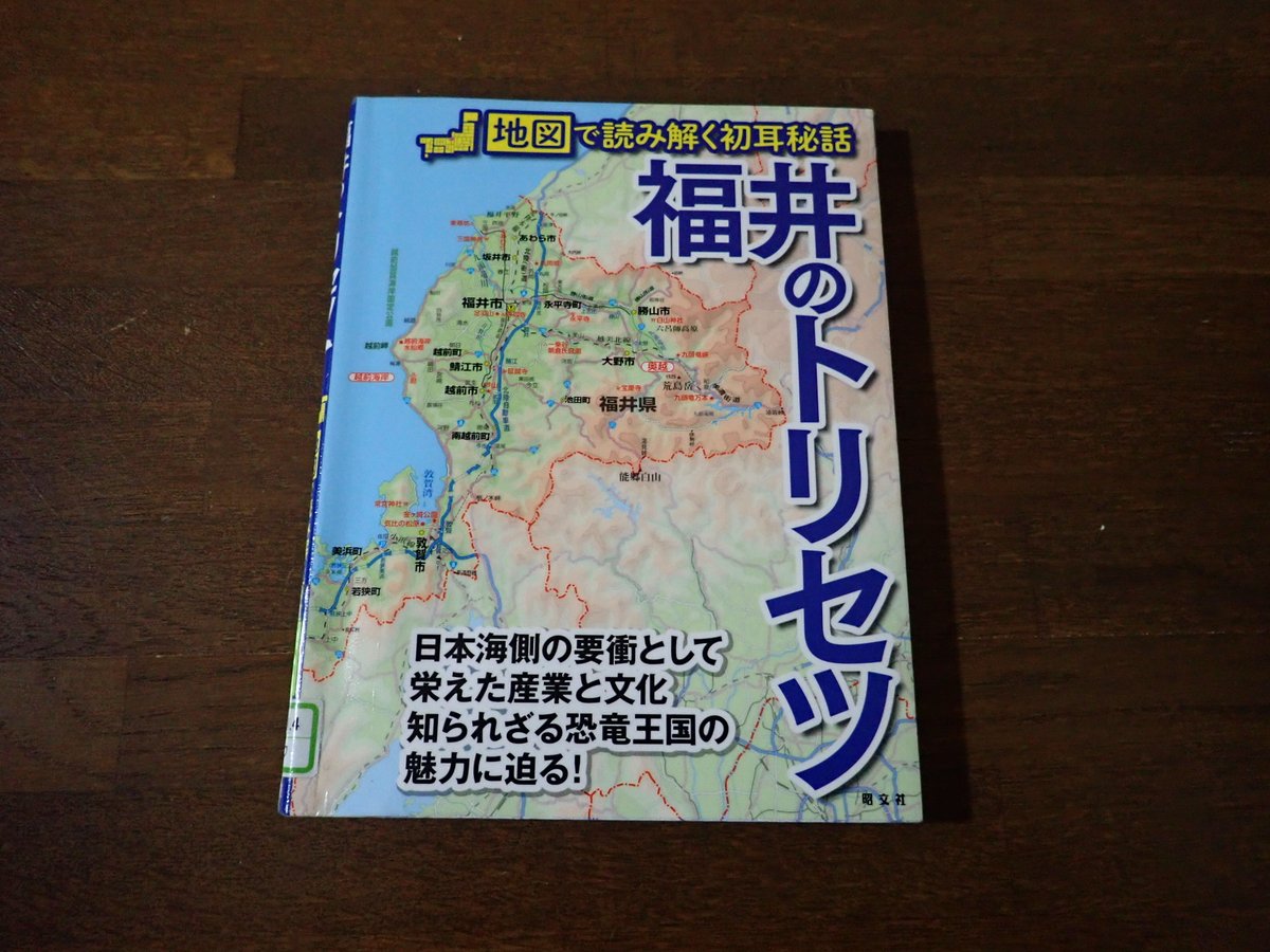 来月、出張で福井に行くので、福井のトリセツを読むことにする。

この本を最初のステップにして、この後に目的地の地質調査を読むことに挑戦する。