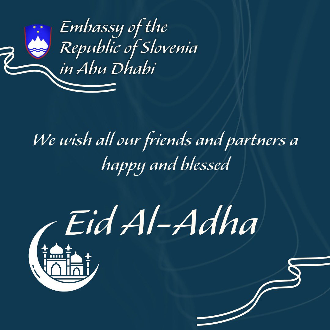 Slovenia in the United Arab Emirates (@sloinuae) on Twitter photo عيد مبارك! عيد مبارك!