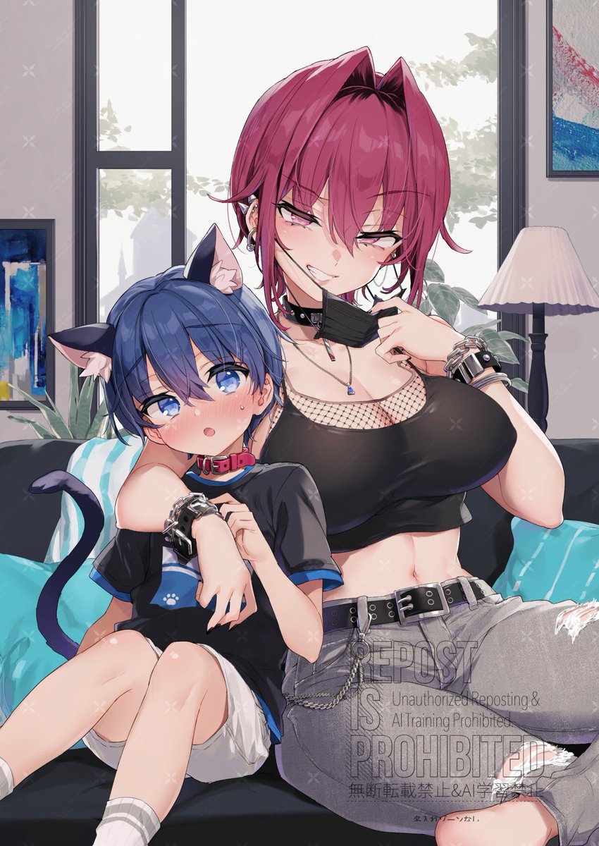 ご主人様と猫🐈‍⬛
