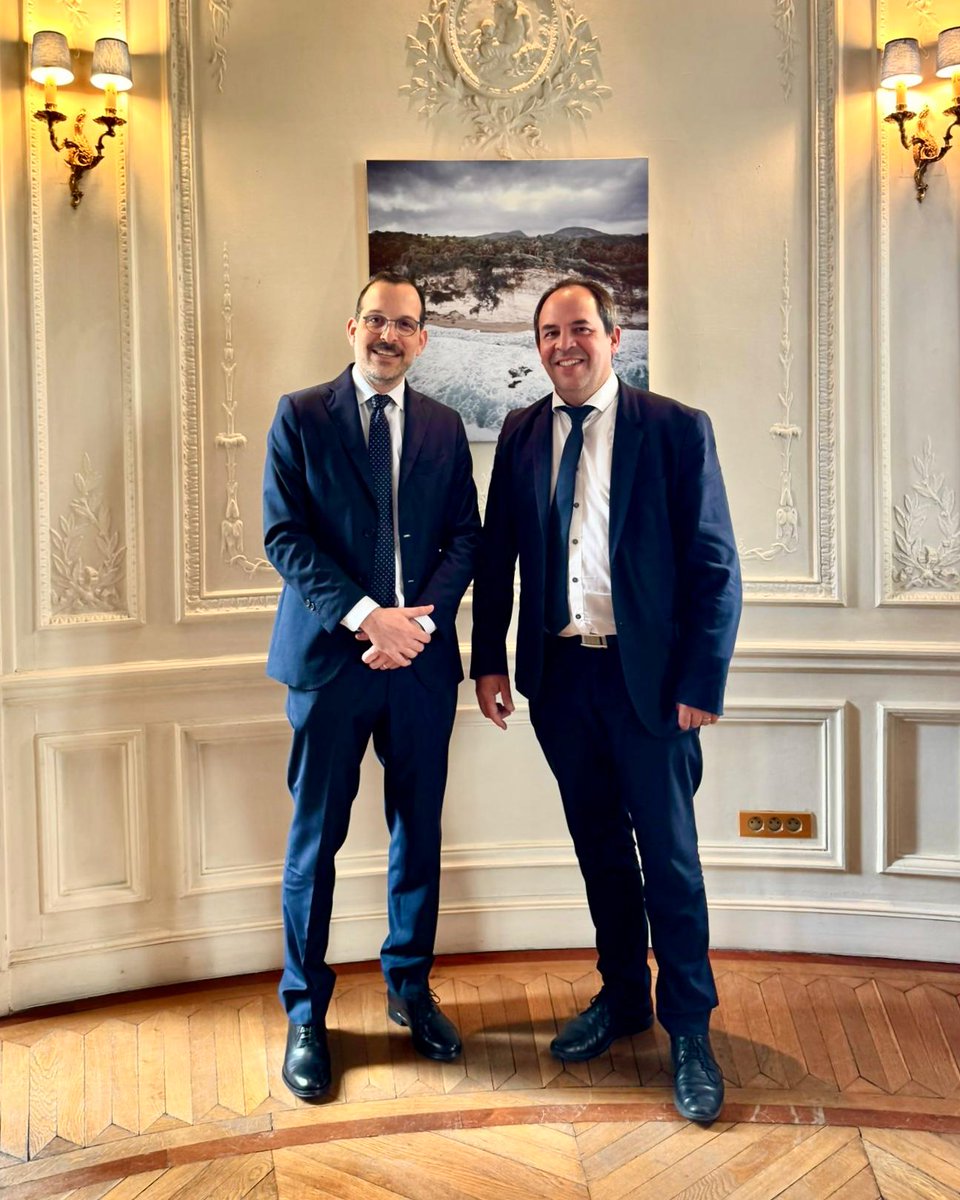 Embajada de República Dominicana en Francia (@rdenfrancia) on Twitter photo L'Ambassadeur David Puig a reçu le député Mickaël Cosson, président du Groupe parlementaire d'amitié France-République dominicaine. La visite a été l'occasion d'un échange sur le désir partagé de dynamiser les échanges parlementaires entre🇩🇴et 🇫🇷. <a href="/MickaelCosson22/">Mickaël Cosson 2024</a> L'Ambassadeur David Puig a reçu le député Mickaël Cosson, président du Groupe parlementaire d'amitié France-République dominicaine. La visite a été l'occasion d'un échange sur le désir partagé de dynamiser les échanges parlementaires entre🇩🇴et 🇫🇷. <a href="/MickaelCosson22/">Mickaël Cosson 2024</a>