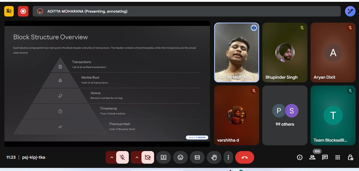 Blockhacks's tweet image. Blockchain Internship Program at Blockseblock 🚀

Today session was a vibe with 250+ curious minds joined in as we dived into the roadmap, benefits &amp;amp; what’s next.

The journey has officially begun.
Let’s build the future of Web3, together.

Here’s a quick recap 👇

#Web3…