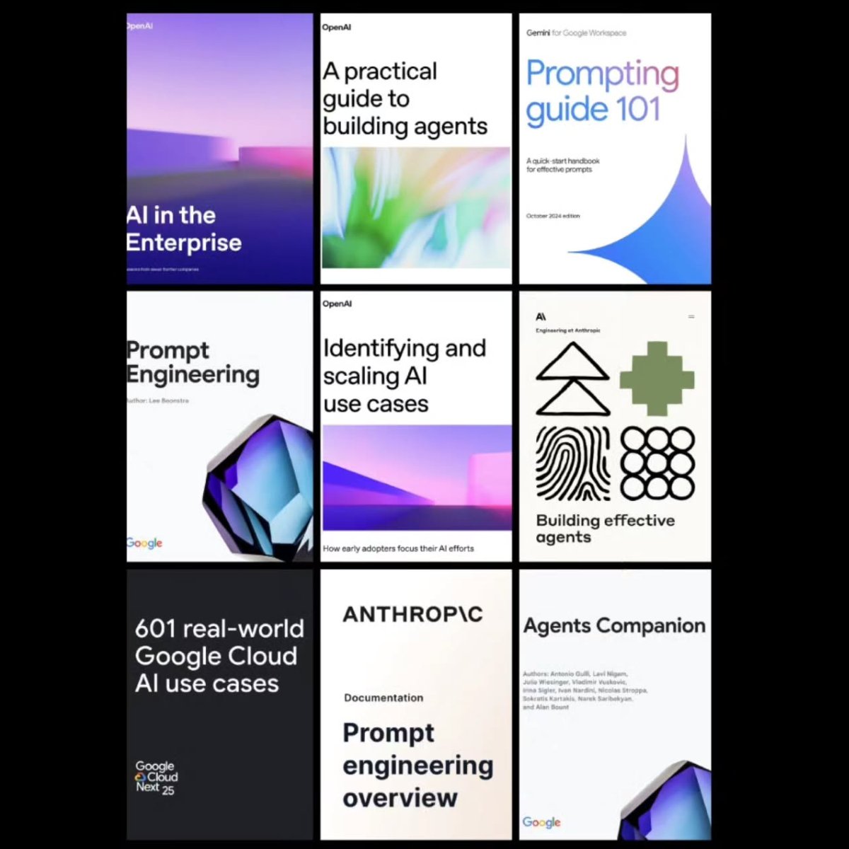 Did you know Google, OpenAI, and Anthropic have released guides for building AI Agents 🤯
(links in comment)