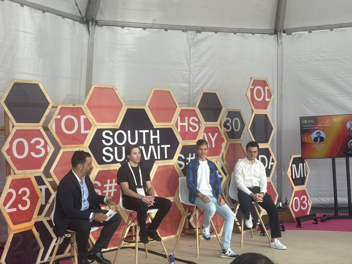 South Summit (@south_summit) on Twitter photo Here at the #Catalyst we continue in our event organized by <a href="/MastercardES/">Mastercard España</a>
🔆 << Now we started the talk about Lessons learned from 2024 on the Mastercard for Fintech>>
👀 We have the honor to be with the last year outstanding participants !! <a href="/RauvaApp/">Rauva</a> <a href="/SilboMoney/">Silbo Money</a> and Embat Here at the #Catalyst we continue in our event organized by <a href="/MastercardES/">Mastercard España</a>
🔆 << Now we started the talk about Lessons learned from 2024 on the Mastercard for Fintech>>
👀 We have the honor to be with the last year outstanding participants !! <a href="/RauvaApp/">Rauva</a> <a href="/SilboMoney/">Silbo Money</a> and Embat